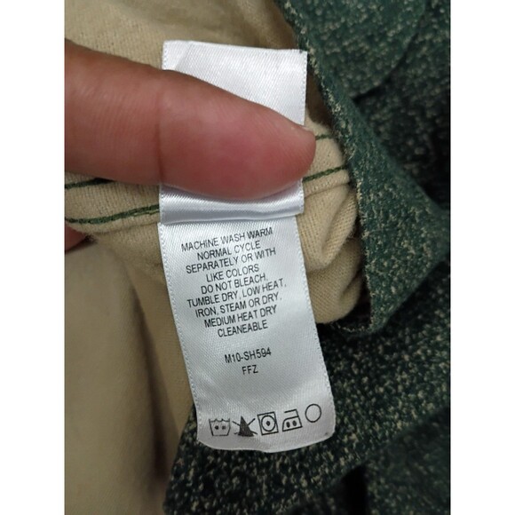 Cabela's Thick Flannel Shirt Mens 5XL Button Down Long Sleeve Western Hunting - Picture 10 of 12